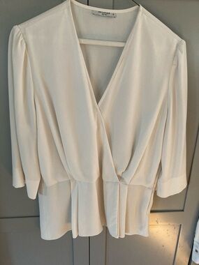 MM Lafleur Ivory De Beauvoir Top XL